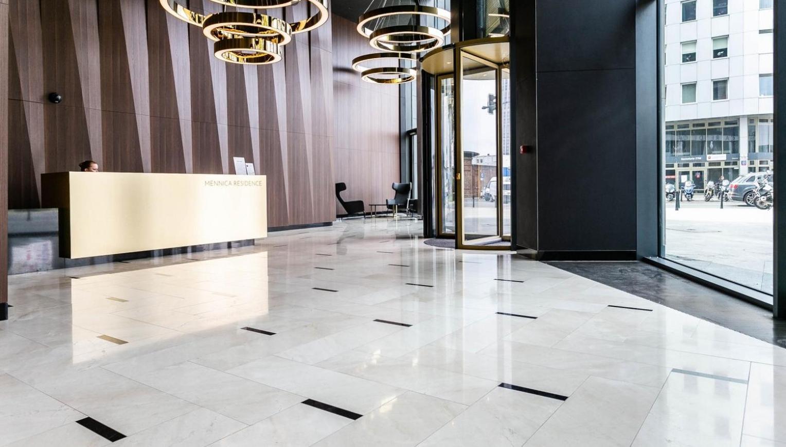 Chic & Luxury Apartment By Mennica Residence Warschau Exterior foto